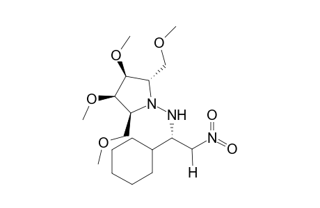1-(2-Nitro-1-cyclohexylethyl)amino-3,4-dimethoxy-2,5-di(methoxymethyl)pyrrolidine