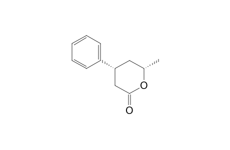 (4R,6S)-4-Phenyl-6-methyl-tetrahydro-2H-pyran-2-one