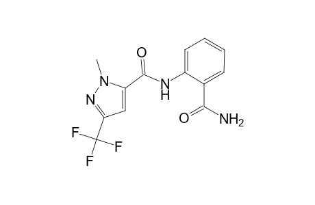1H-Pyrazole-5-carboxamide, N-[2-(aminocarbonyl)phenyl]-1-methyl-3-(trifluoromethyl)-