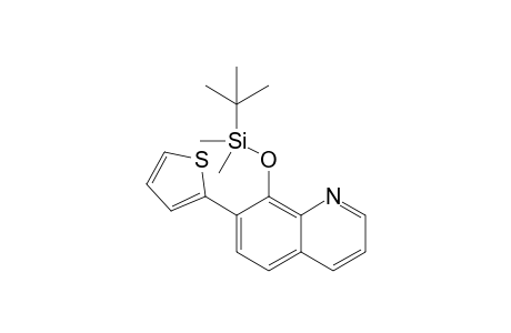 8-(tert-Butyldimethylsilyloxy)-7-(thiophen-2-yl)quinoline
