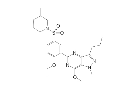 5-{2-ethoxy-5-[(3-methylpiperidin-1-yl)sulfonyl]phenyl}7-methoxy-1-methyl-3-propyl-1H-pyrazolo[4,3-d]pyrimidine