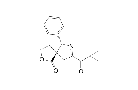 (5RS,6RS)-6-Phenyl-8-pivaloyl-2-oxa-7-azaspiro[4.4]non-7-en-1-one