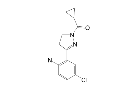 1-CYCLOPROPYLCARBONYL-3-(2-AMINO-5-CHLOROPHENYL)-4,5-DIHYDRO-1H-PYRAZOLE