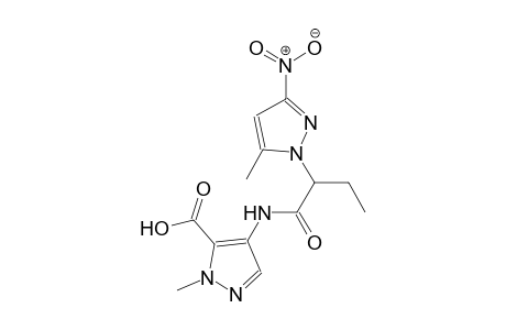 1-methyl-4-{[2-(5-methyl-3-nitro-1H-pyrazol-1-yl)butanoyl]amino}-1H-pyrazole-5-carboxylic acid