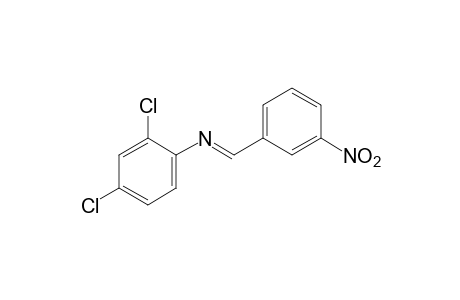 2,4-dichloro-N-(m-nitrobenzylidene)aniline