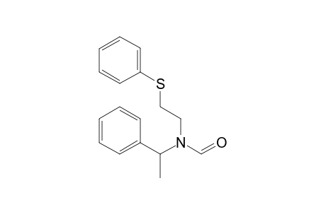 N-(1-phenylethyl)-N-[2-(phenylthio)ethyl]formamide