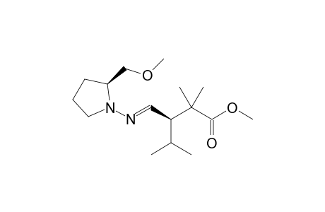 (3R)-3-[(E)-[(2S)-2-(methoxymethyl)-1-pyrrolidinyl]iminomethyl]-2,2,4-trimethylpentanoic acid methyl ester