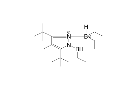 Pyrazole, 3,5-di-t-butyl-4-methyl-N-(diethylboryl)-N'-(ethylboryl)-
