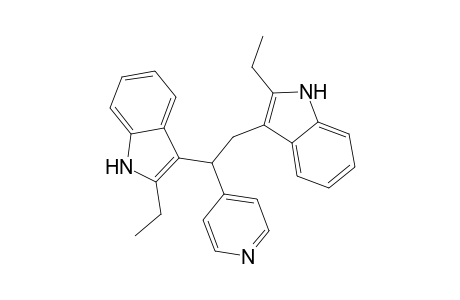 1H-Indole, 3,3'-[1-(4-pyridinyl)-1,2-ethanediyl]bis[2-ethyl-
