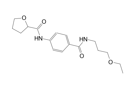 2-furancarboxamide, N-[4-[[(3-ethoxypropyl)amino]carbonyl]phenyl]tetrahydro-