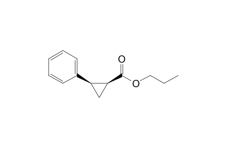 cis-1-n-Propoxycarbonyl-2-phenylcyclopropane