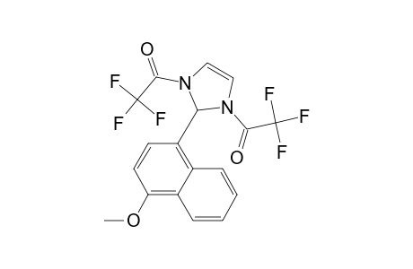 2,2,2-trifluoro-1-[2-(4-methoxy-1-naphthalenyl)-3-(2,2,2-trifluoro-1-oxoethyl)-2H-imidazol-1-yl]ethanone