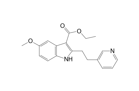 5-methoxy-2-[2-(3-pyridyl)ethyl]indole-3-carboxylic acid, ethyl ester