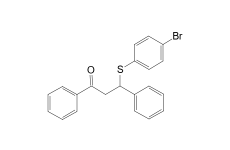 1,3-Diphenyl-3-(4-bromophenylsulfanyl)propan-1-one
