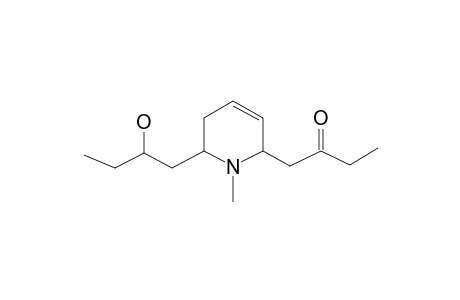 2-Butanone, 1-[1,2,5,6-tetrahydro-6-(2-hydroxybutyl)-1-methyl-2-pyridinyl]-