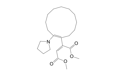DIMETHYL-2-[2-(1-PYRROLIDINYL)-1-CYCLODODECEN-1-YL]-2-BUTENEDIOATE