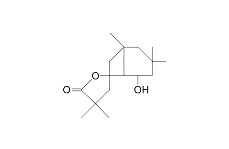 5-Hydroxy-1,3,3,4',4'-pentamethyl-5'-oxo-bicyclo (4.2.1)nonane-7-spiro-2'-(tetrahydro-furan)