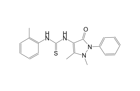 thiourea, N-(2,3-dihydro-1,5-dimethyl-3-oxo-2-phenyl-1H-pyrazol-4-yl)-N'-(2-methylphenyl)-
