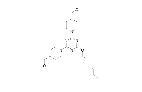1,1'-(6-HEPTOXY-1,3,5-TRIAZINE-2,4-DIYL)-BIS-[(PIPERIDIN-4-YL)-METHANOL]