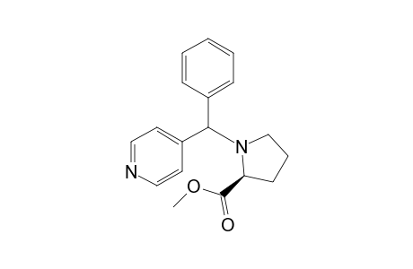 (2S)-Methyl 1-(phenyl(pyridin-4-yl)methyl) pyrrolidine-2-carboxylate