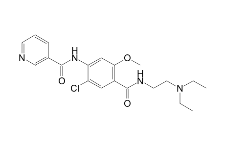 6'-chloro-4'-{[2-(diethylamino)ethyl]carbamoyl}-m-nicotinanisidide