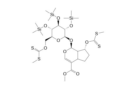 TETRAHYDRORANDIOSIDE-TRI-O-TRIMETHYLSILYLETHER-6',8-DIXANTHATE