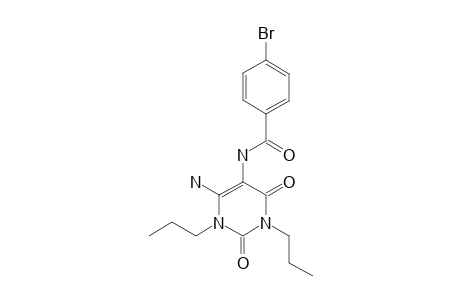 6-AMINO-5-(4-BROMOPHENYL)-CARBOXAMIDO-1,3-DIPROPYLURACIL