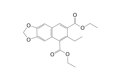 Diethyl-2-ethyl-6,7-methylenedioxy-naphthalene-1,3-dicarboxylate