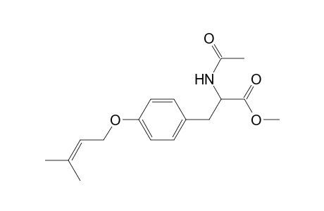 methyl 2-acetamido-3-[4-(3-methylbut-2-enoxy)phenyl]propanoate