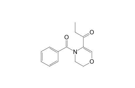 1-(4-benzoyl-2,3-dihydro-1,4-oxazin-5-yl)-1-propanone