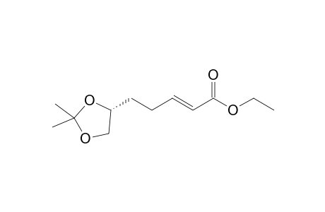 Ethyl (2E,6R)-6,7-Isopropylidenedioxyhept-2-enoate
