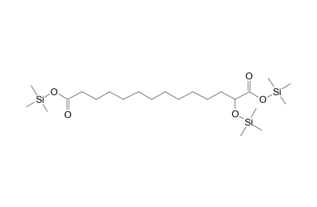 Bis(trimethylsilyl) 2-[(trimethylsilyl)oxy]tetradecanedioate