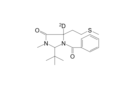 1-Benzoyl-2-tert-butyl-3-methyl-5-[2-(methylsulfanyl)ethyl]-4-imidazolidinone
