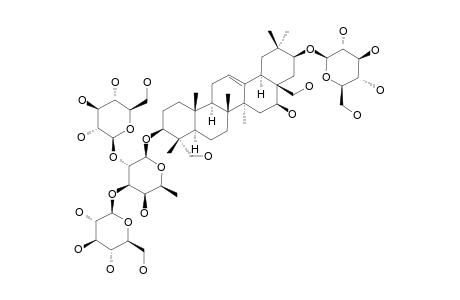 #5;PLEUROSAPONIN-E;3-O-BETA-D-GLUCOPYRANOSYL-(1->2)-BETA-D-GLUCOPYRANOSYL-(1->3)-BETA-D-FUCOPYRANOSYL-21-O-BETA-D-GLUCOPYRANOSYL-3-BETA,16-BETA,21-BETA,23,28-P