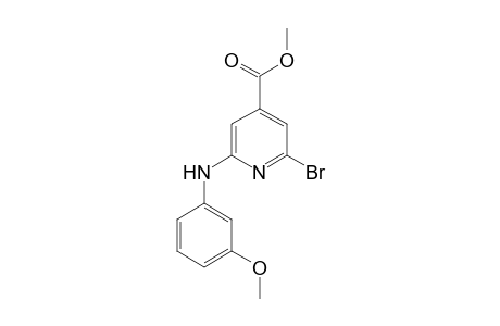 Methyl 2-Bromo-6-(3'-methoxyphenylamino)isonicotinanate