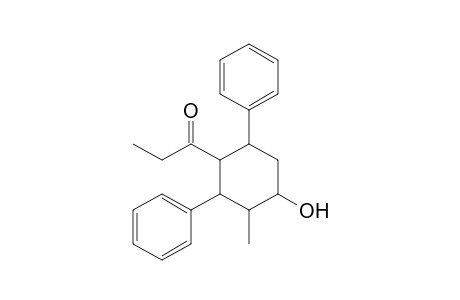 2-methyl-4-(1-oxo-propyl)-3,5-diphenyl-cyclohexanol