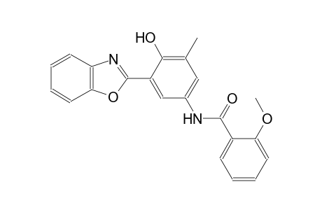 benzamide, N-[3-(2-benzoxazolyl)-4-hydroxy-5-methylphenyl]-2-methoxy-