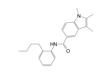 N-(2-butylphenyl)-1,2,3-trimethyl-1H-indole-5-carboxamide