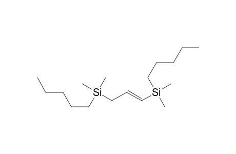 ((1Z)-3-[Dimethyl(pentyl)silyl]-1-propenyl)(dimethyl)pentylsilane