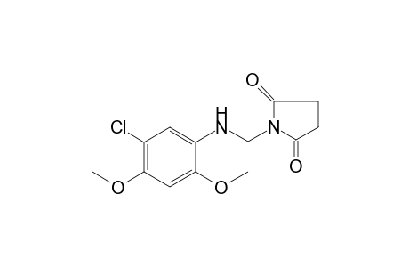 1-[(5-Chloro-2,4-dimethoxyanilino)methyl]-2,5-pyrrolidinedione