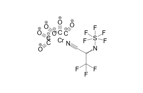 [N-Pentafluoro-lambda6-sulfanyl-2-(trifluoromethyl)methaniminisocyanid(pentacarbonylchrormium)]