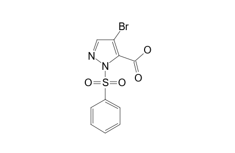 4-bromo-2-phenylsulfonylpyrazole-3-carboxylic acid
