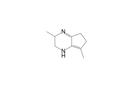 Dimethyl-2(3),5 tetrahydro-2,3,6,7-4H-cyclopenta[b]pyrazine