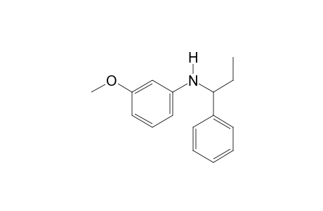 N-(1-Phenylprop-1-yl)-3-methoxyaniline
