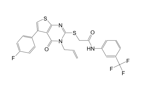 acetamide, 2-[[5-(4-fluorophenyl)-3,4-dihydro-4-oxo-3-(2-propenyl)thieno[2,3-d]pyrimidin-2-yl]thio]-N-[3-(trifluoromethyl)phenyl]-