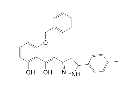 3-(2-Benzyloxy-.beta.,6-dihydroxystyryl)-5-(4-methylphenyl)-4,5-dihydro-2-pyrazole