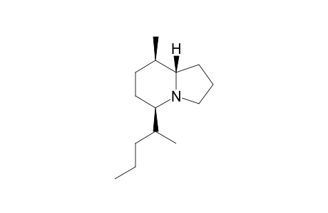 (5R,8R,8aS)-8-Methyl-5-(4-pentyl)octahydroindolidine