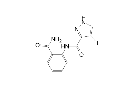 N-[2-(aminocarbonyl)phenyl]-4-iodo-1H-pyrazole-3-carboxamide