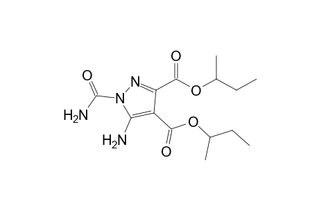 Di-s-butyl 5-Amino-1-carbamoylpyrazole-3,4-dicarboxylate
