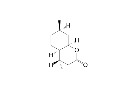 (1R,5R,6S,9R)-5,9-Dimethyl-2-oxabicyclo[4.4.0]decan-3-one